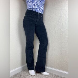 Levi’s 315 Shaping Bootcut Corduroy Pants 29x30 Black Stretch New